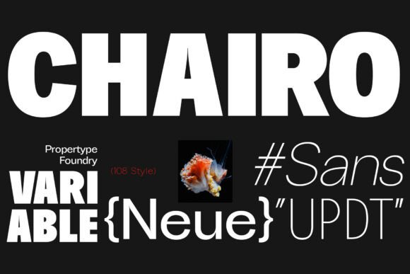 Chairo Neue Font: Modern, Bold, and Versatile