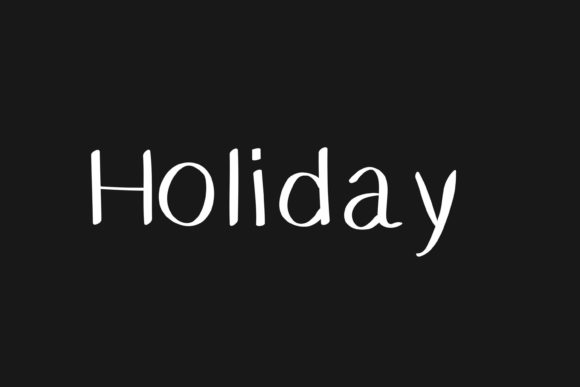 Charming Holiday Font for Elegant Design Projects