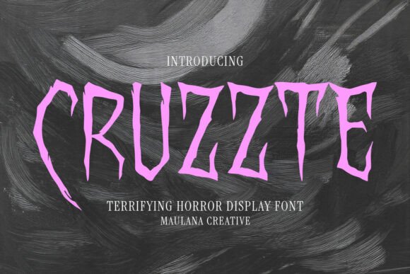 Cruzzte Font: Unleash Chilling Visuals