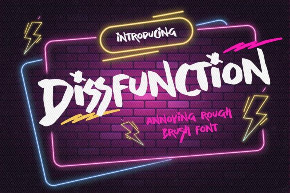 Discover Dissfunction Font: Your New Creative Handwritten Typeface