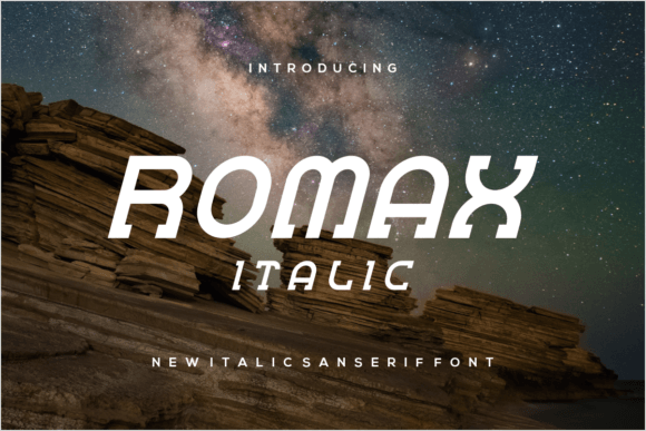 Discover the Elegance of Romax Italic Font