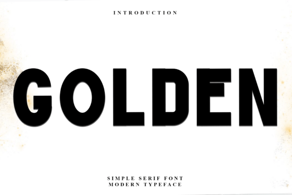Golden Font: A Modern Serif for Bold, Professional Design