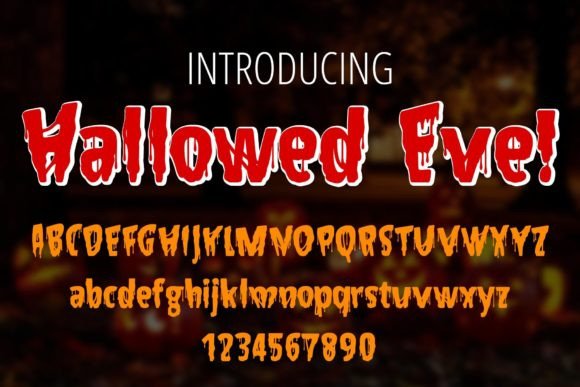 Hallowed Eve Font: A Perfect Typeface for Halloween Design