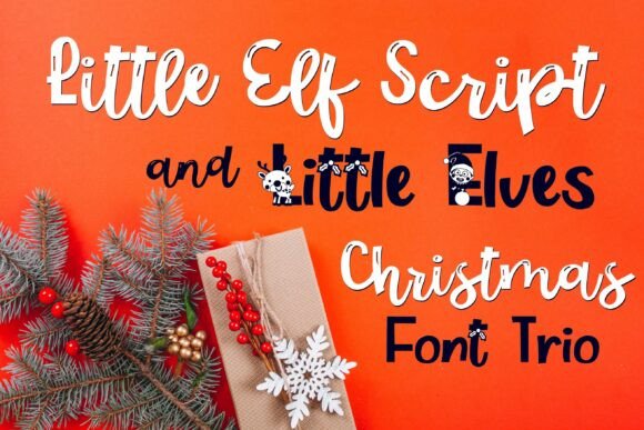Little Elf Trio Font: Whimsical Holiday Typography