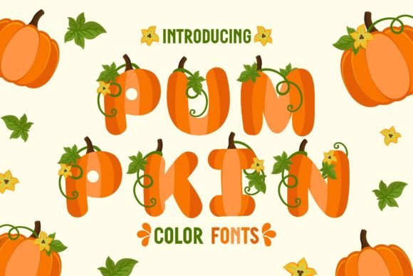 Pumpkin Font: Autumn's Charming Display Typeface