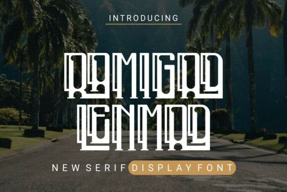 Ramigad Lenmad Font: A New Era in Serif Display Typography