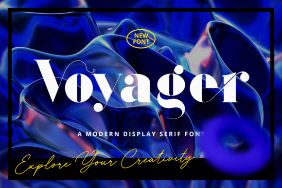 Vayager Font: Bold Serif for Modern Design
